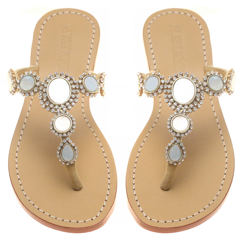 Havana Sandal Mother of Pearl-In Stock
