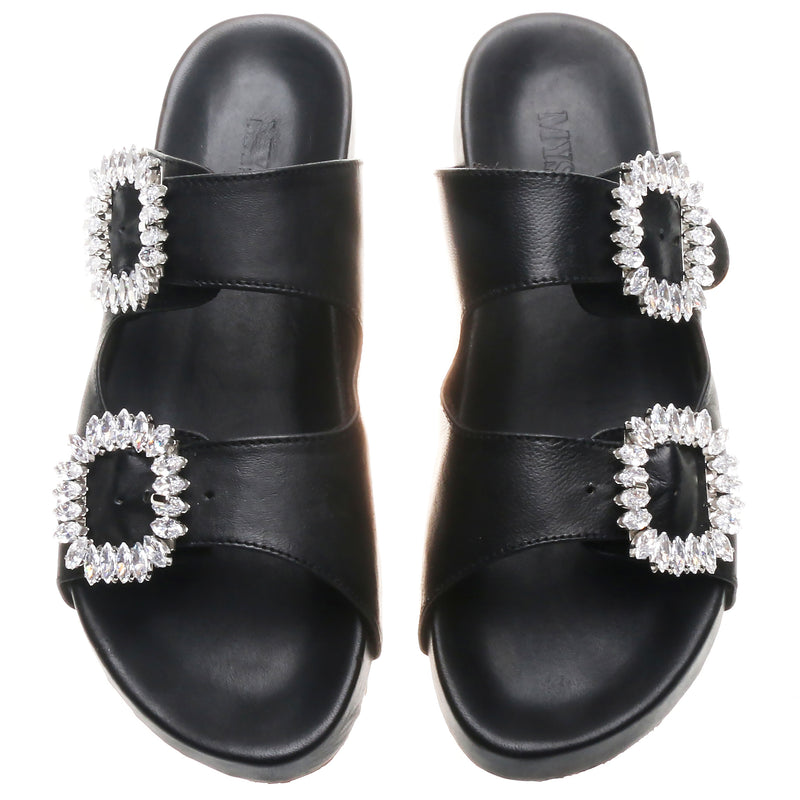 Melbourne Sandal Black-In Stock