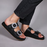 Melbourne Sandal Black-In Stock