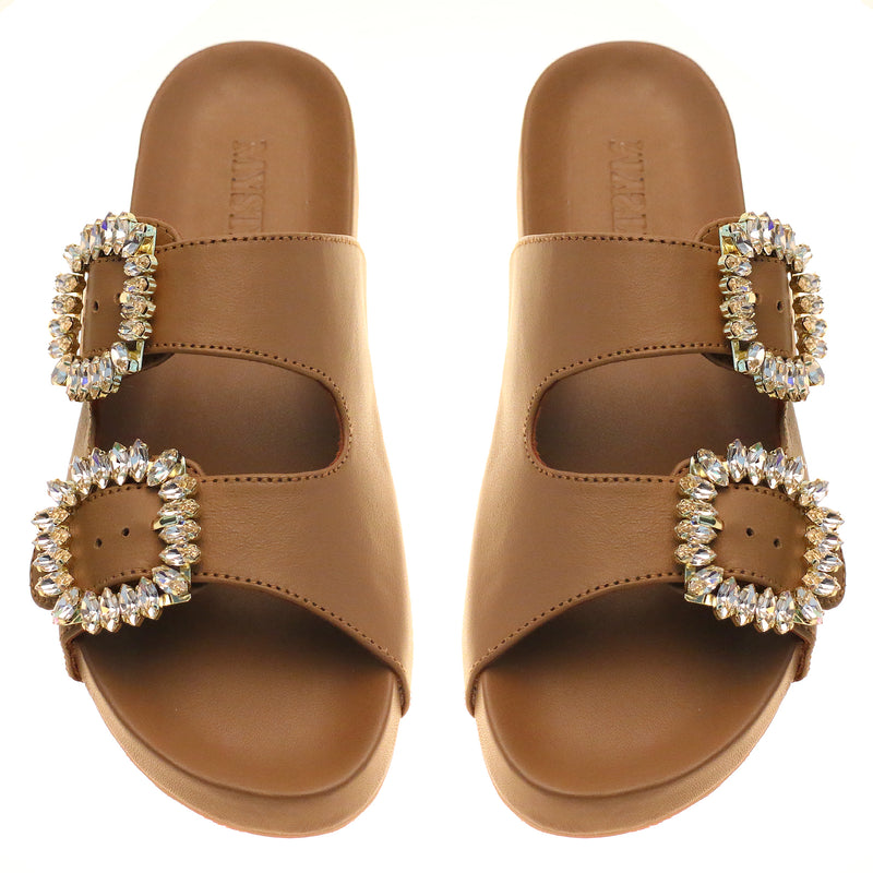 Melbourne Sandal Brown-In Stock