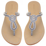 Puerto Vallarta Sandal Silver-In Stock