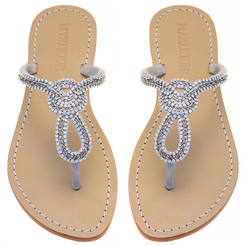 Puerto Vallarta Sandal Silver-In Stock