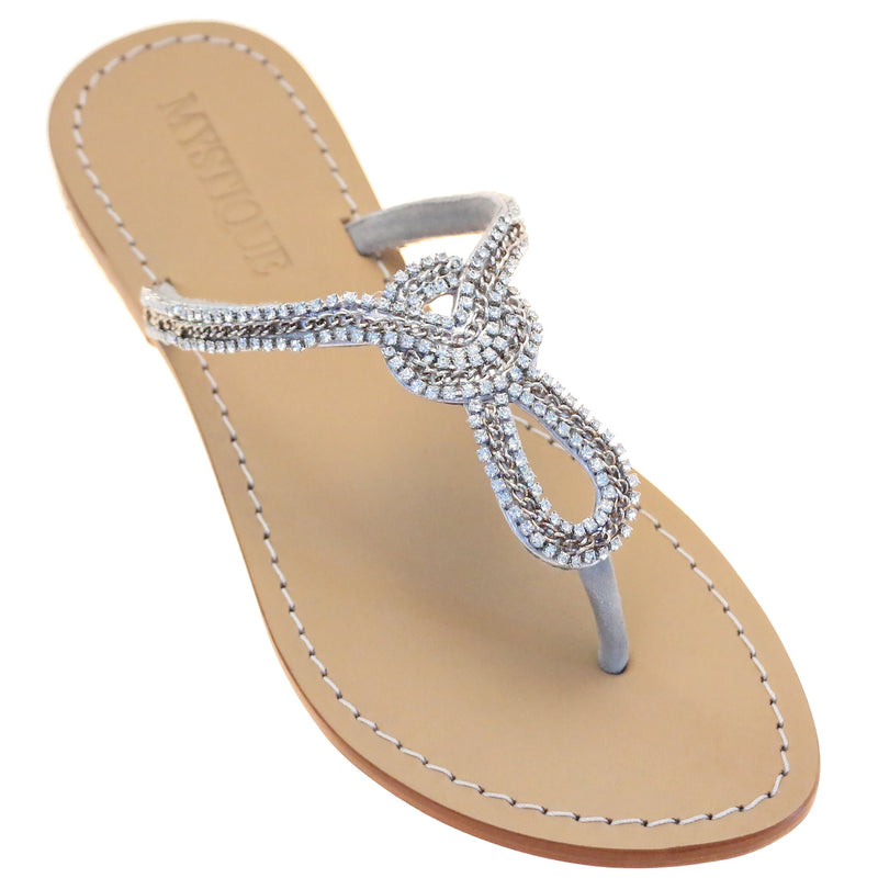 Puerto Vallarta Sandal Silver-In Stock