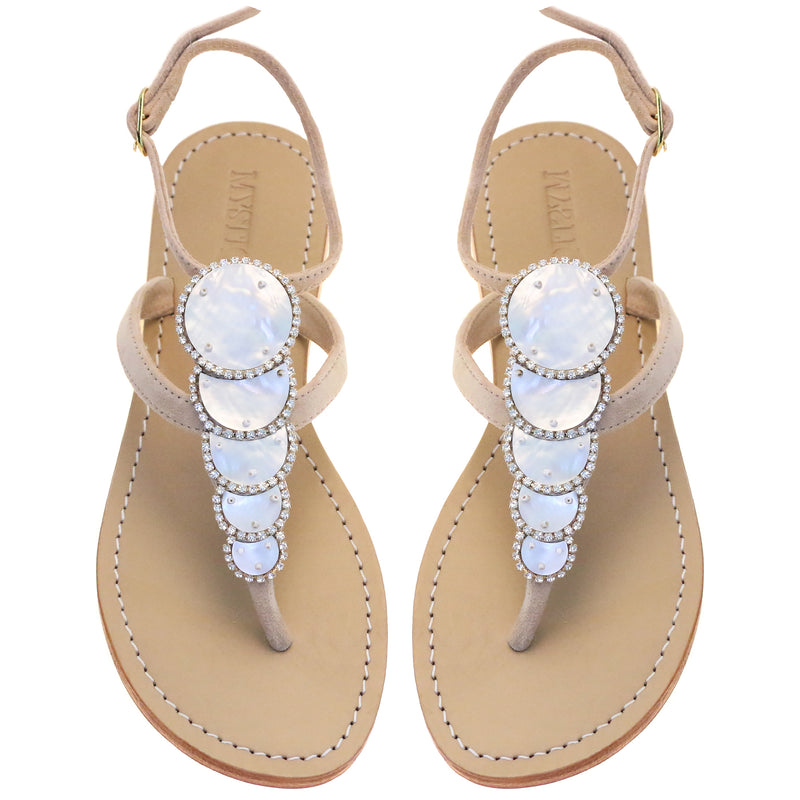 Sardinia Sandal Mother of Pearl