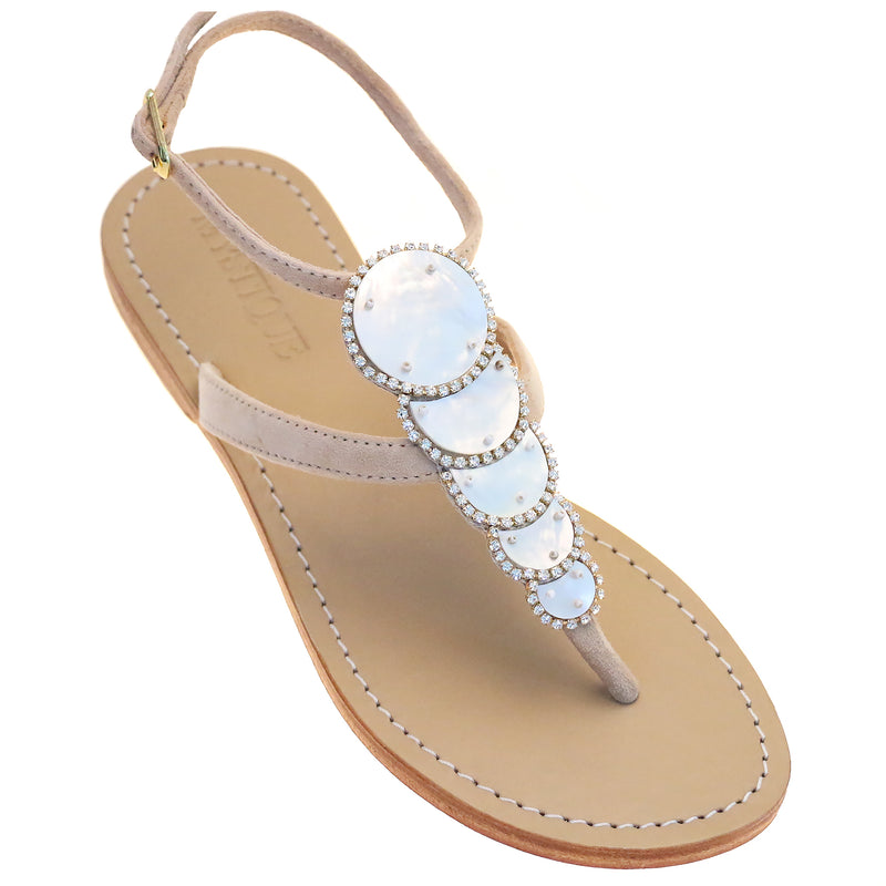 Sardinia Sandal Mother of Pearl