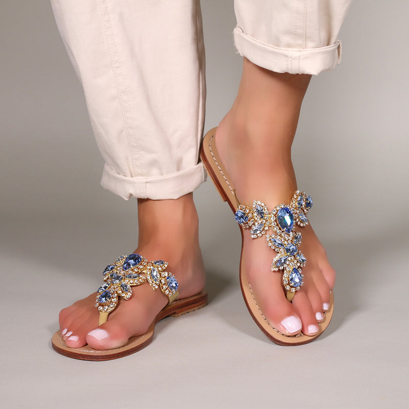 Boca Raton Sandal Blue-In Stock