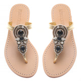 Black Teardrop - Mystique Sandals