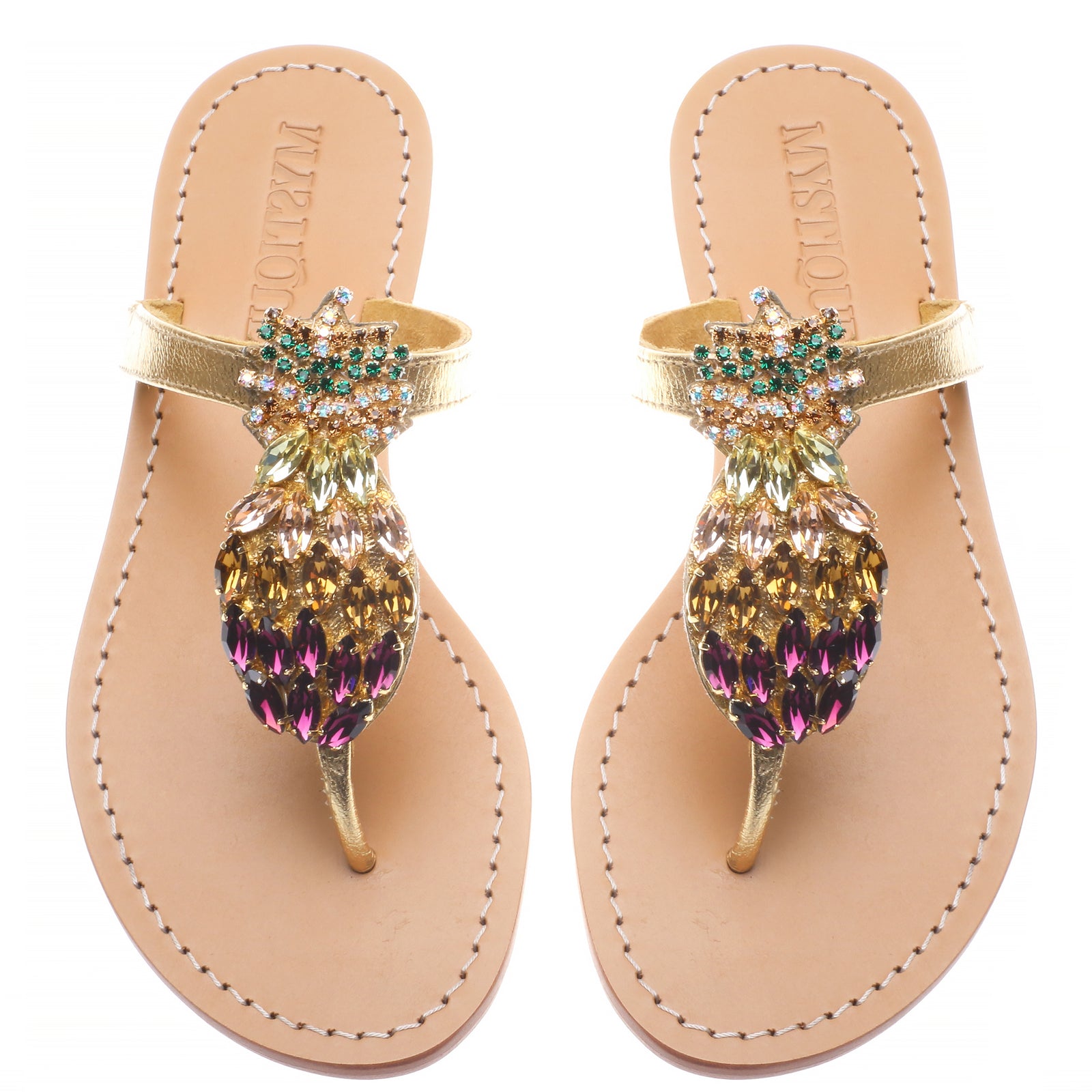 Purple Pineapple Women s Interchangeable Sandals Mystique Sandals