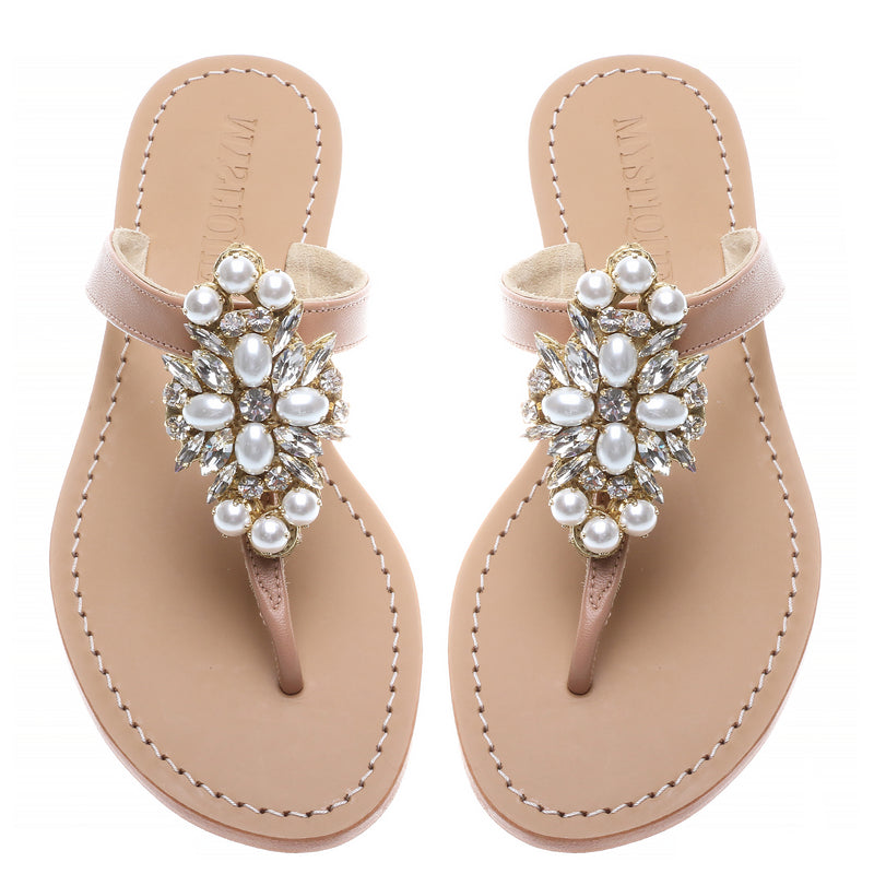 Gold Pearl - Mystique Sandals
