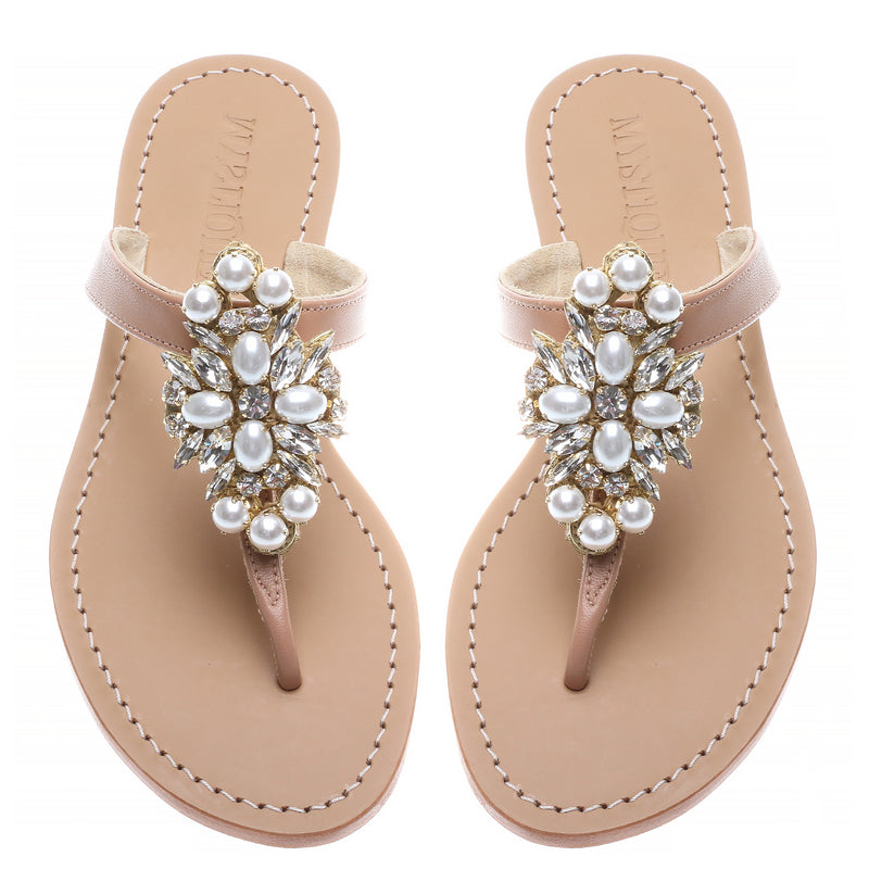 Gold Pearl - Mystique Sandals