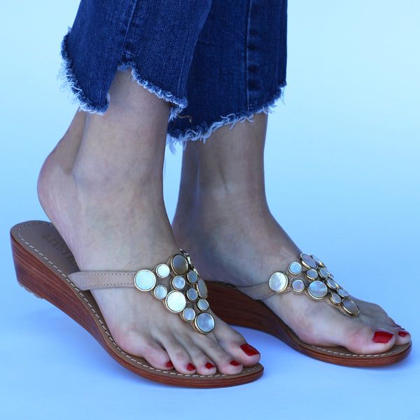 Mexico City Wedge Mother of Pearl