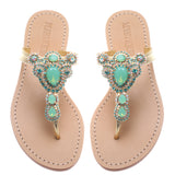 Green Teardrop - Mystique Sandals